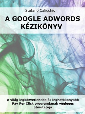 cover image of A google adwords kézikönyv